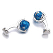 Men's Globe Earth Cufflinks – Rotatable Copper French Cufflinks | Canada & USA