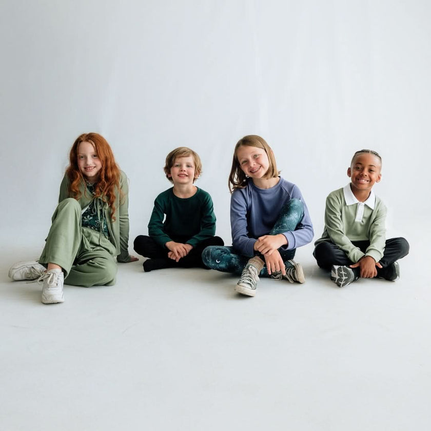 Youth Bamboo Leggings | Twilight Grove