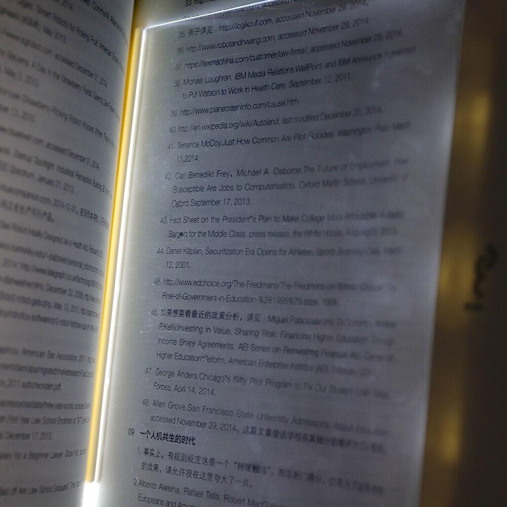 LED Book Reading Light Dimmable Eye Protection Clip Lamp