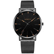 Mesh strap quartz watch