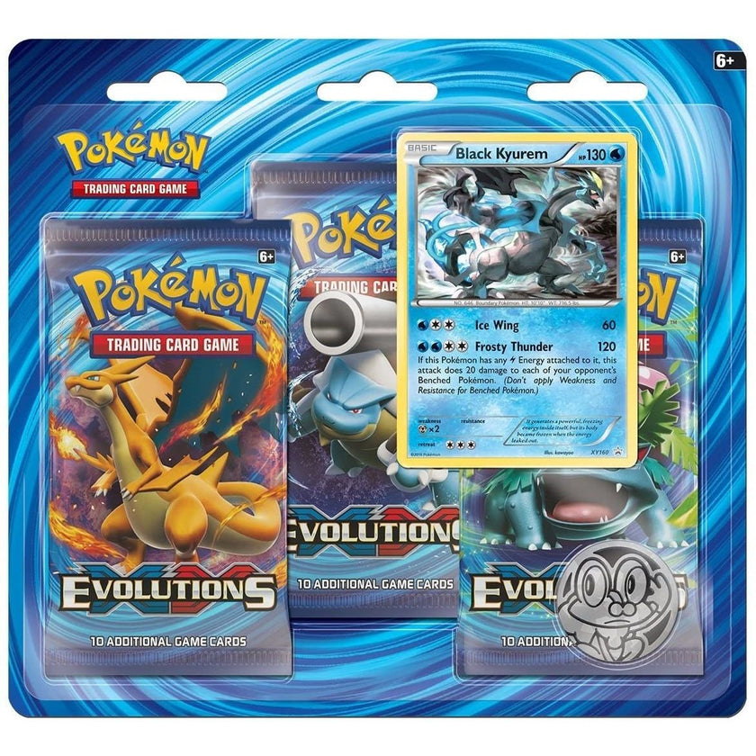 XY - Evolutions 3 Pack Blister [Black Kyurem]