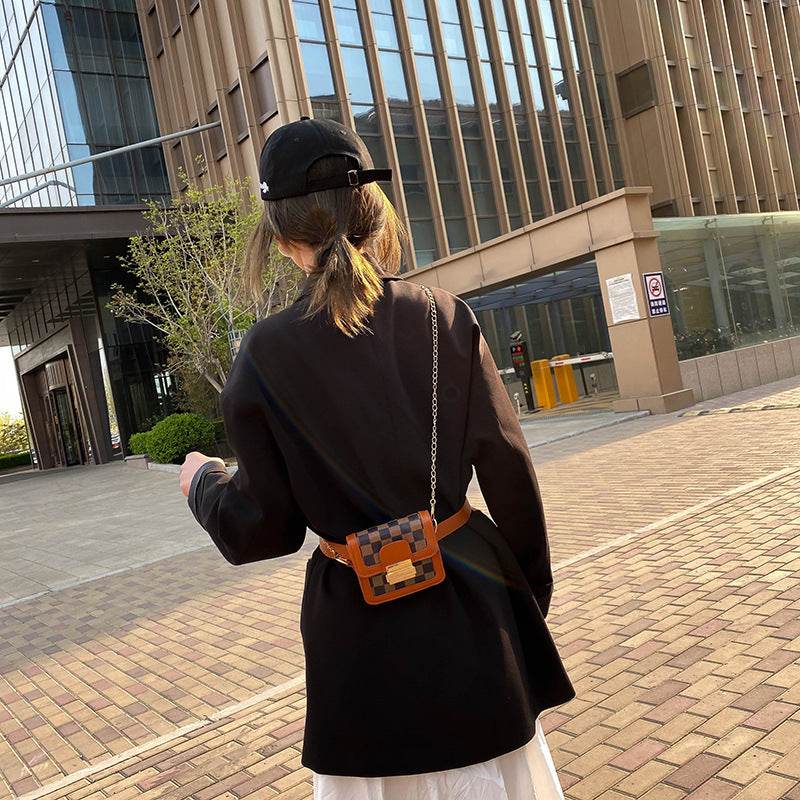 Women's Mini Crossbody Bag – Adjustable Strap | Black & Brown