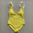 Family Matching Bikini Swimsuit Set – Parent-Child Polyester Swimwear in 5 Colors