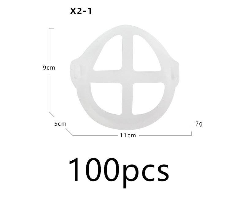 Three-dimensional disposable protective 3D mask stereo bracket