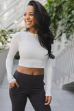 Ribbed Crew *Cropped