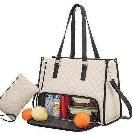 Women's Insulated Lunch Bag Handbag – Thermal Work Tote
