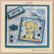 Nellie's Choice Clear Stamp Christmas Cuties Dog With Christmas-Bow