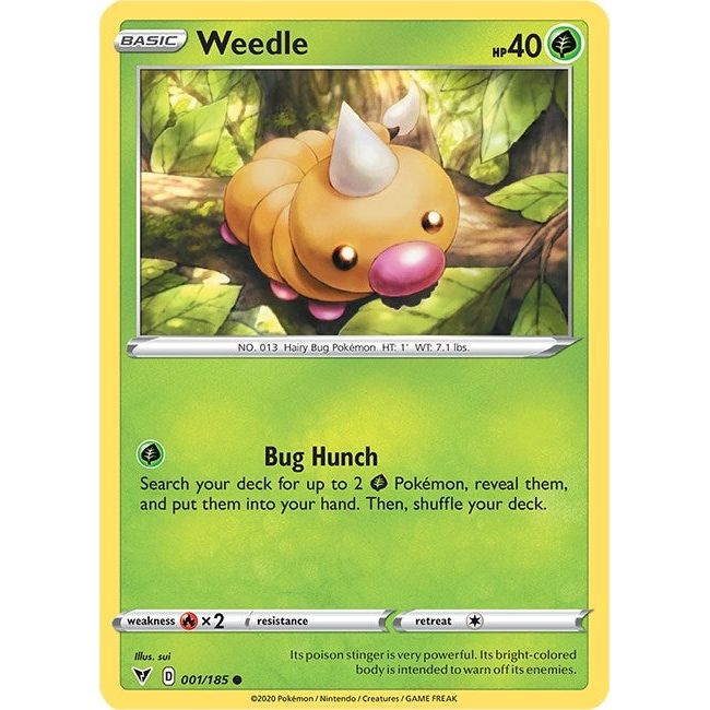 Weedle (001/185) (SWSH04)