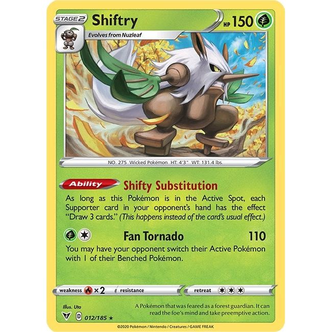 Shiftry (012/185) (SWSH04)