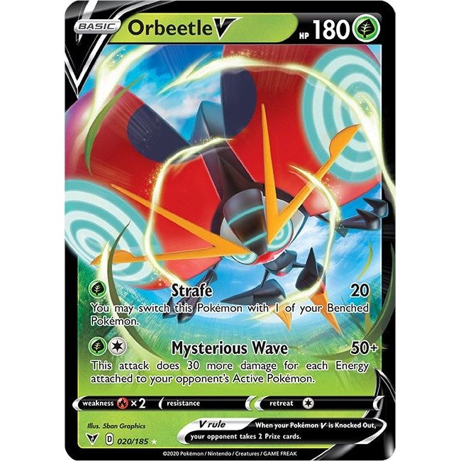 Orbeetle V (020/185) (SWSH04)