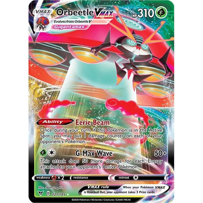 Orbeetle VMAX (021/185) (SWSH04)