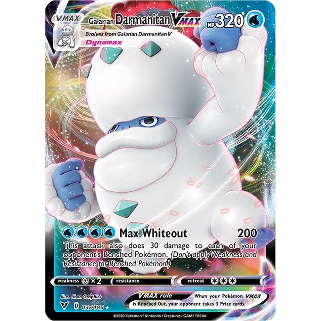 Galarian Darmanitan VMAX (037/185) (SWSH04)