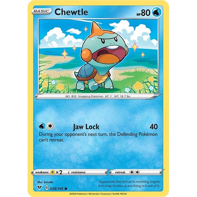 Chewtle (038/185) (SWSH04)