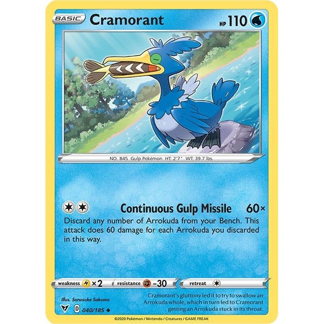 Cramorant (040/185) (SWSH04)