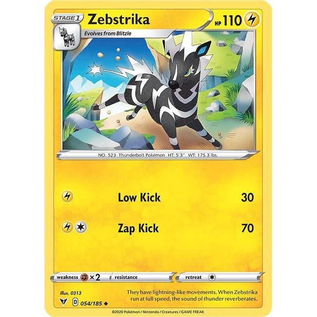 Zebstrika (054/185) (SWSH04)