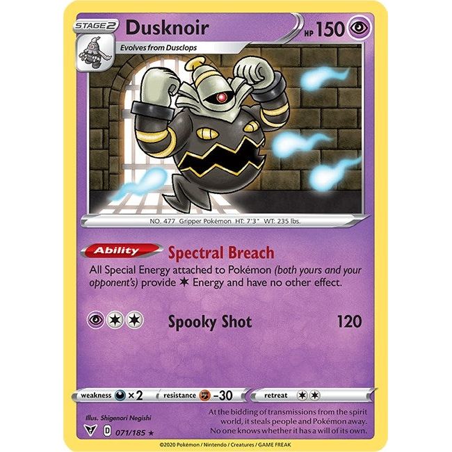 Dusknoir (071/185) (SWSH04)
