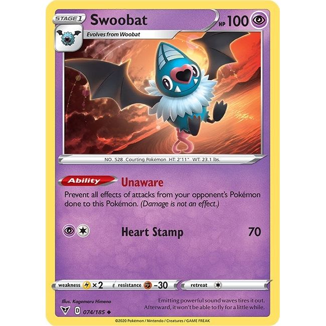 Swoobat (074/185) (SWSH04)