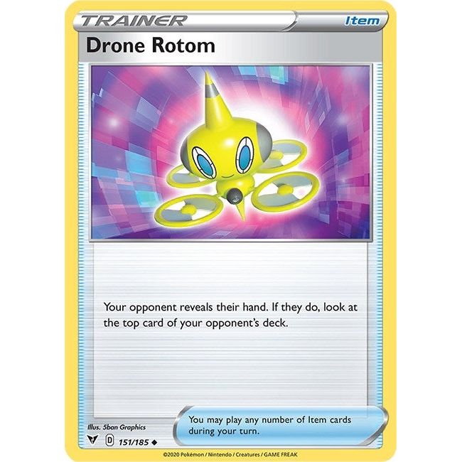 Drone Rotom (151/185) (SWSH04)