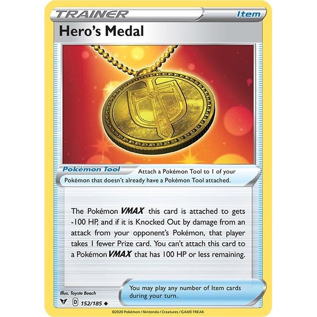 Hero's Medal (152/185) (SWSH04)