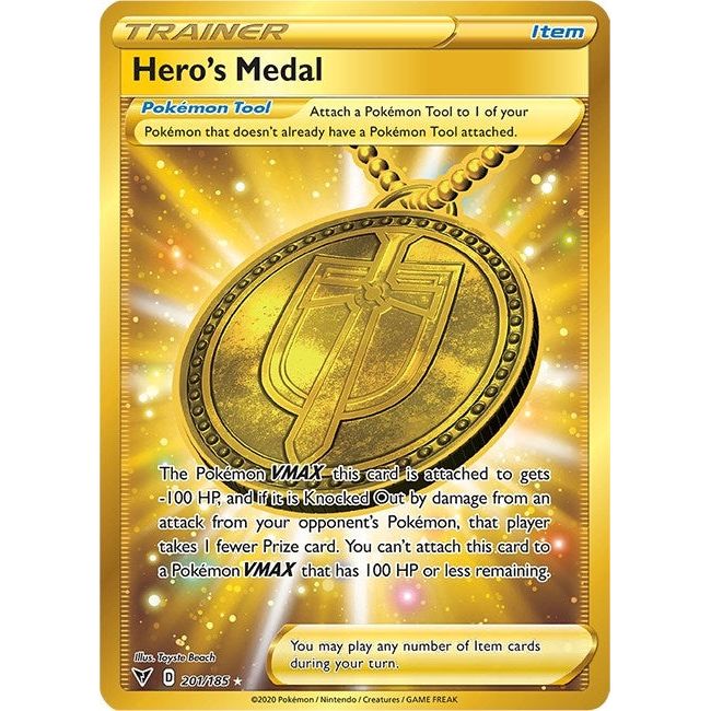 Hero's Medal (Secret) (201/185) (SWSH04)