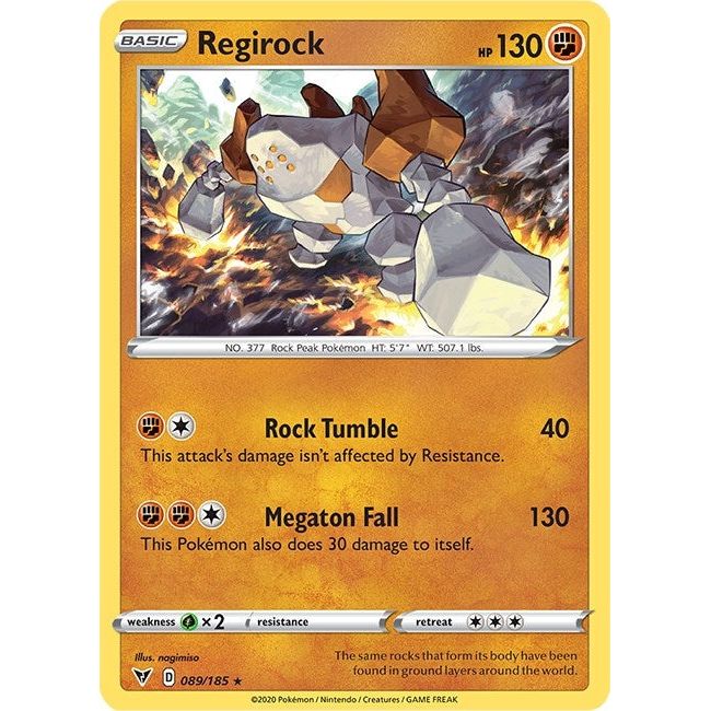 Regirock (089/185) (SWSH04)