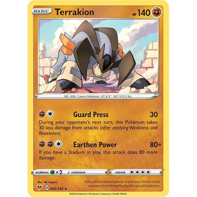 Terrakion (092/185) (SWSH04)