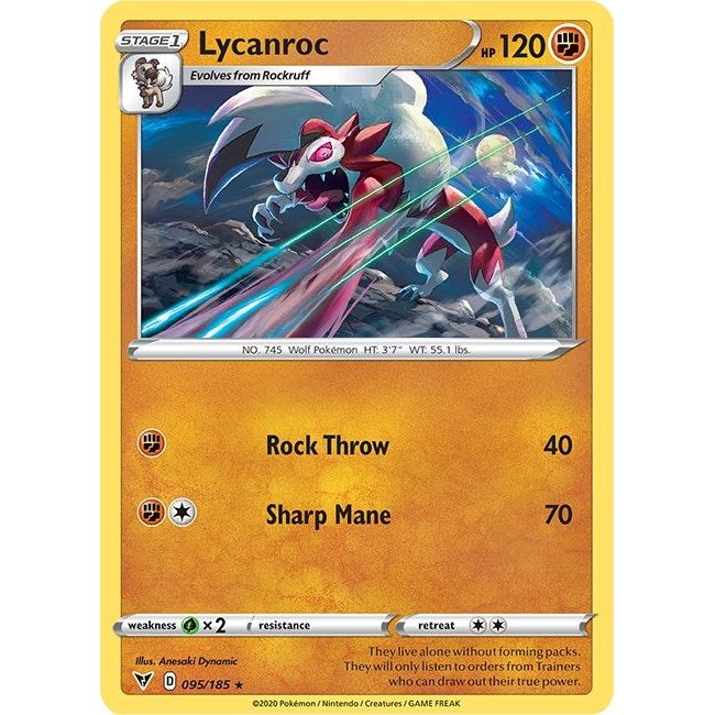 Lycanroc (095/185) (SWSH04)