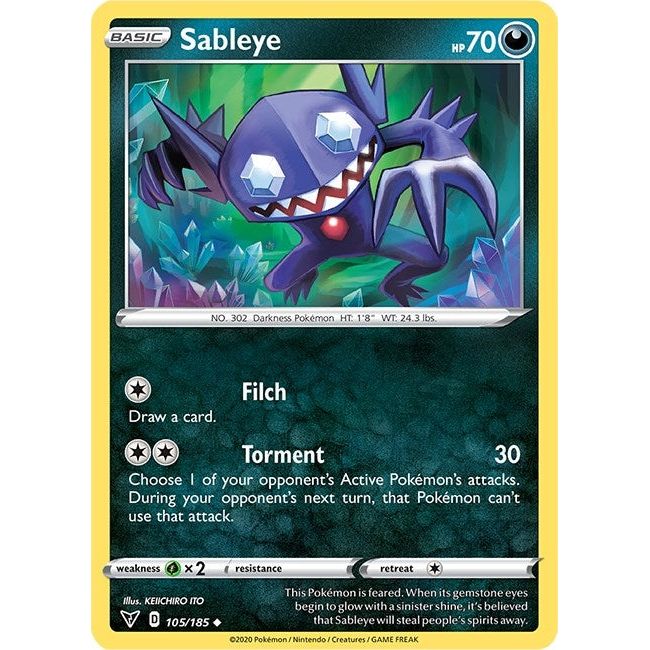 Sableye (105/185) (SWSH04)