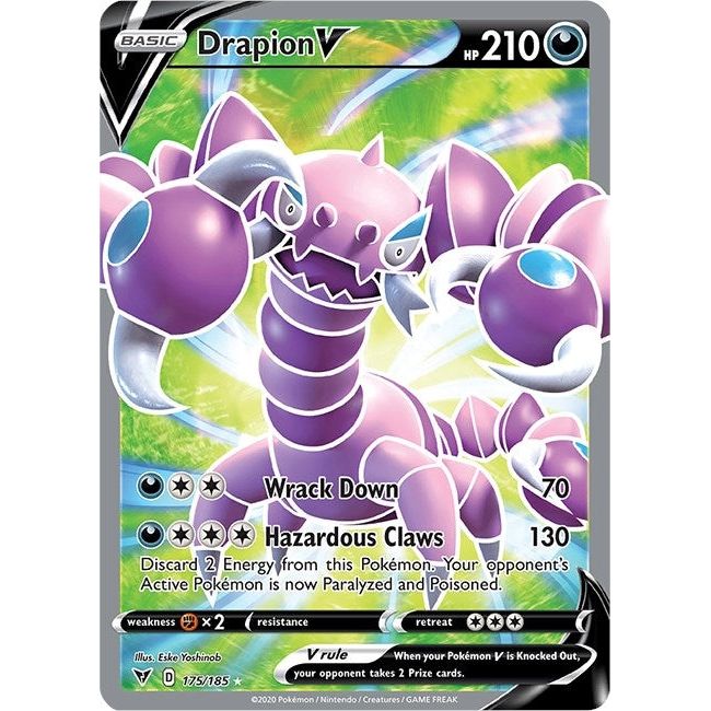 Drapion V (Full Art) (175/185) (SWSH04)
