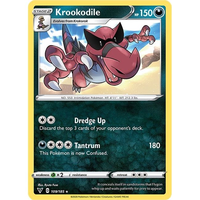 Krookodile (109/185) (SWSH04)