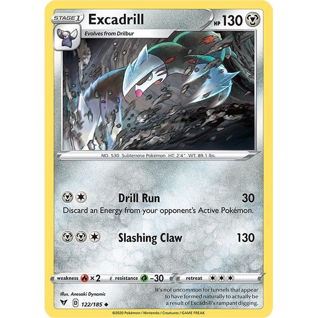Excadrill (122/185) (SWSH04)