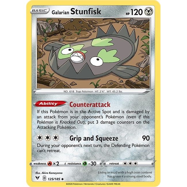 Galarian Stunfisk (125/185) (SWSH04)
