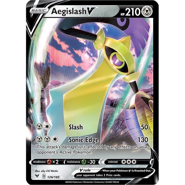 Aegislash V (126/185) (SWSH04)
