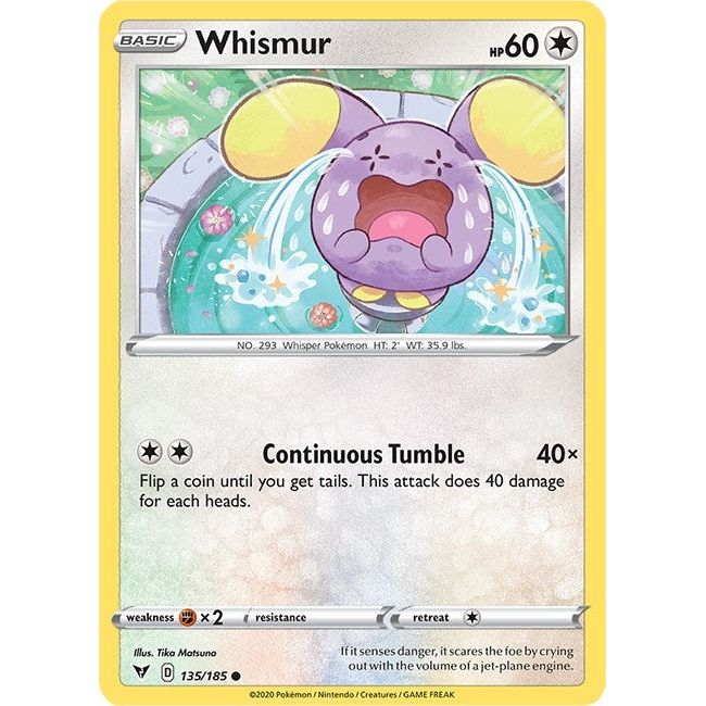 Whismur (135/185) (SWSH04)