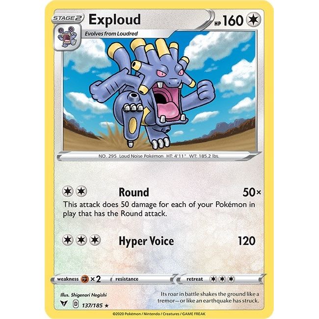 Exploud (137/185) (SWSH04)