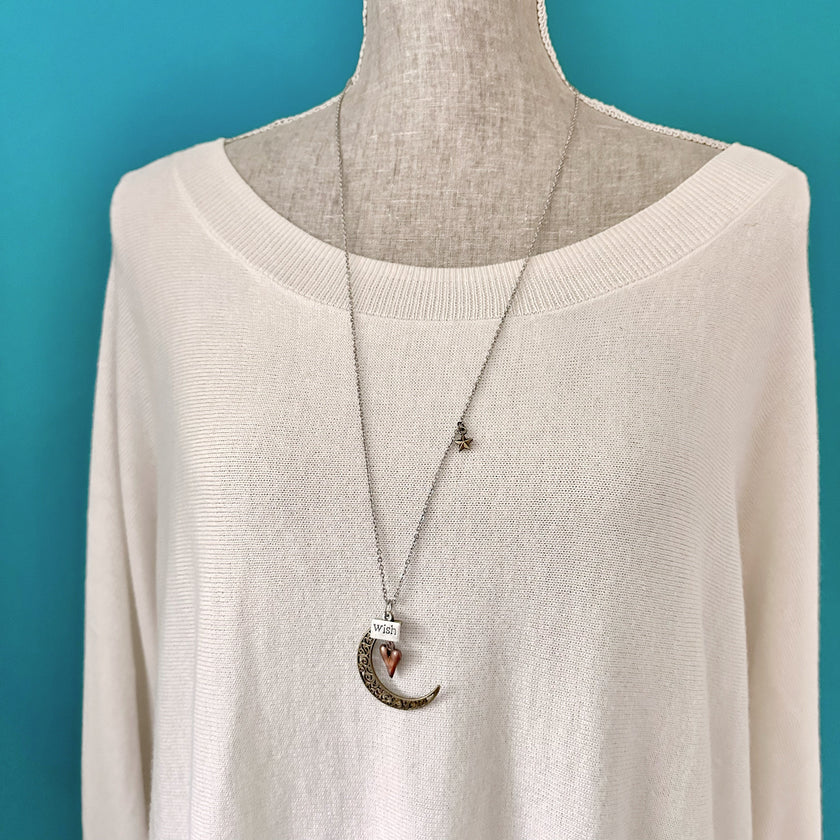Love you to the Moon Necklace
