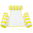Inflatable Pool Float Lounger – Foldable Striped Floating Row for Adults