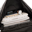 Men's PU Leather Backpack – Black | Travel, School & Laptop Bag