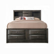 Neend Multi Drawer Storage Platform Bed - Grey Oak