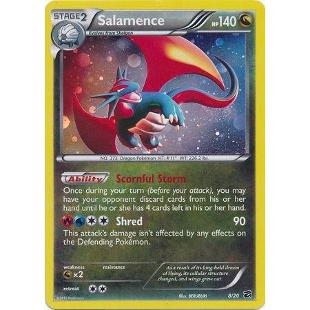 Salamence - 8/20 (Cosmos Holo) (008/020) (BLE)