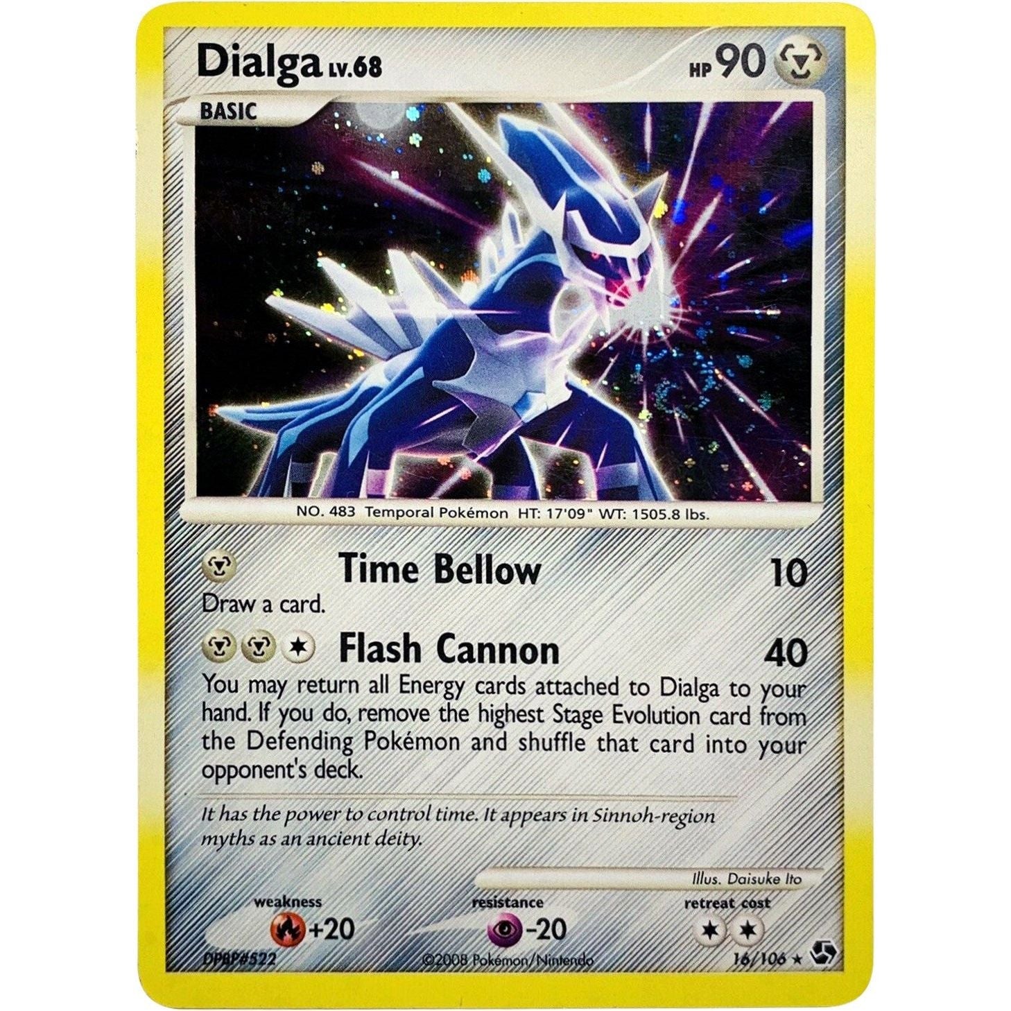 Dialga - 16/106 (Cosmos Holo) (016/106) (PR)