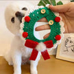 Christmas Wreath Bandana for Dogs – Festive Dog Bandana Accessory