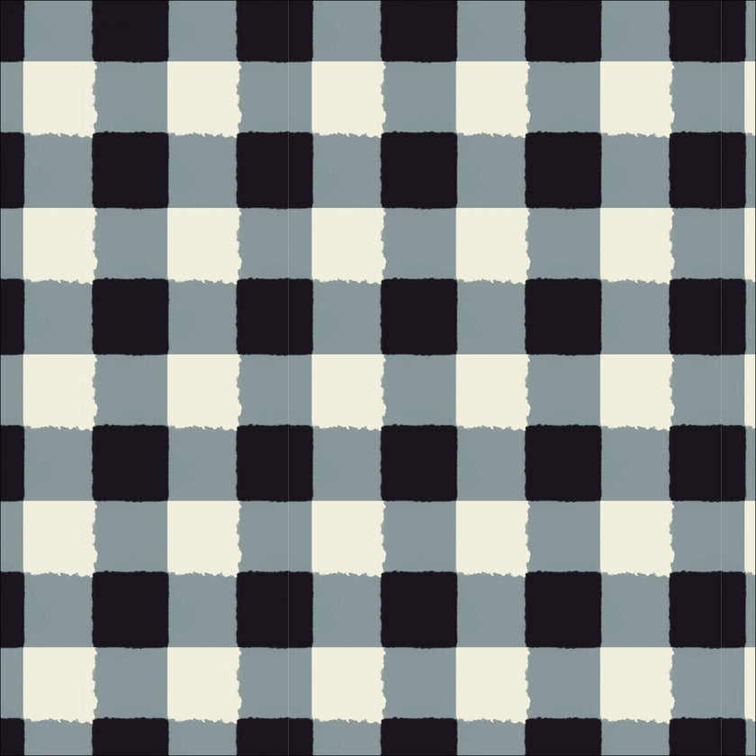 Canyon Blooms by Cloud 9 - Picnic Gingham Organic Double Gauze