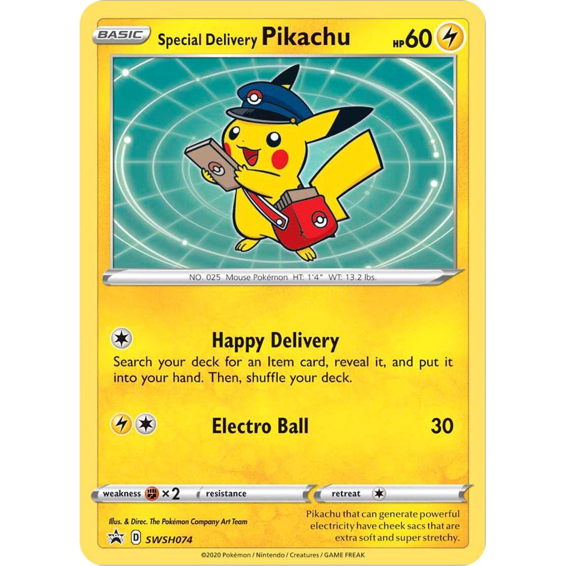 Special Delivery Pikachu - SWSH074 (SWSH074) (SWSD)