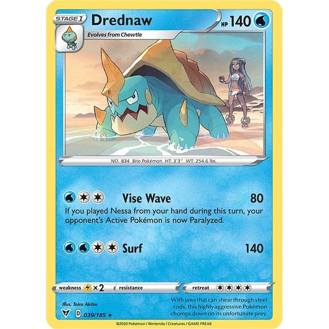 Drednaw - 39/185 (Cracked Ice Holo) (039/185) (PR)