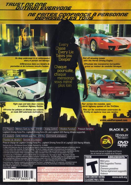 Need for Speed Undercover [Greatest Hits] (occasion)