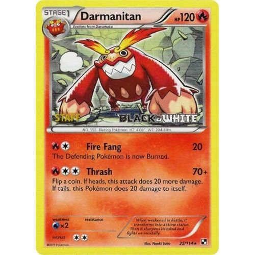 Darmanitan - 25/114 (Prerelease) [Staff] (25/114) (PR)