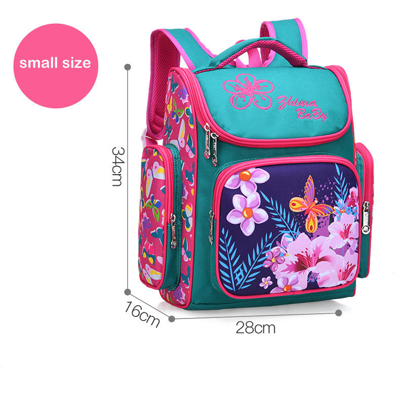 Cartoon Owl Kids School Backpack – 3D Cute Children's Bag (Blue, Purple, Rose Red)
