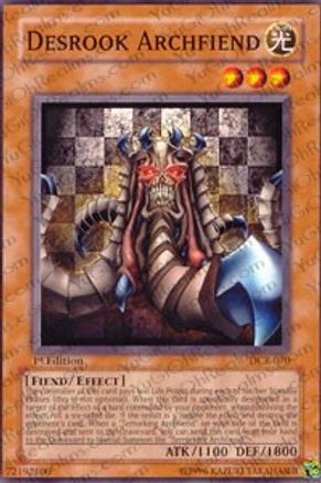 Desrook Archfiend (DCR-070) - Dark Crisis 1st Edition