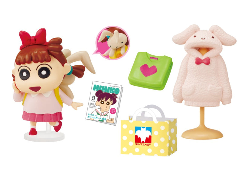 Crayon Shin-Chan Shopping at Sato Kokonokada (1 Random Box) (Re-ment Blind Box)